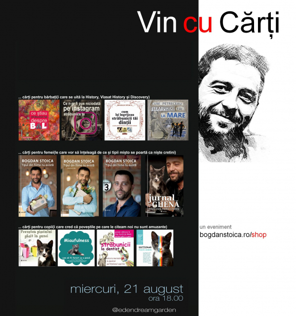 Vin cu cărți - care-i faza cu evenimentul ăsta